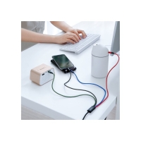Кабель Baseus, 4 в 1, microUSB/2 Lightning/Type-C, 3.5 A, 1.2 м, чёрный Кабель Baseus, 4 в 1, microUSB/2 Lightning/Type-C, 3.5 A, 1.2 м, чёрный