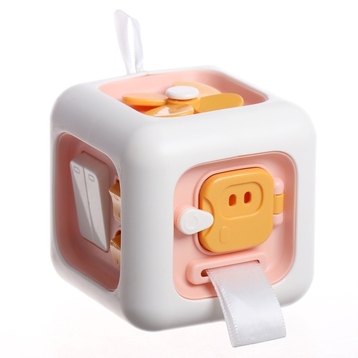 Развивающая игрушка для малышей «Бизикуби», подвижные элементы, звуковые эффекты Развивающая игрушка для малышей «Бизикуби», подвижные элементы, звуковые эффекты