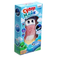 Музыкальная игрушка «Супер Майк», звук, свет, цвет фиолетовый Музыкальная игрушка «Супер Майк», звук, свет, цвет фиолетовый