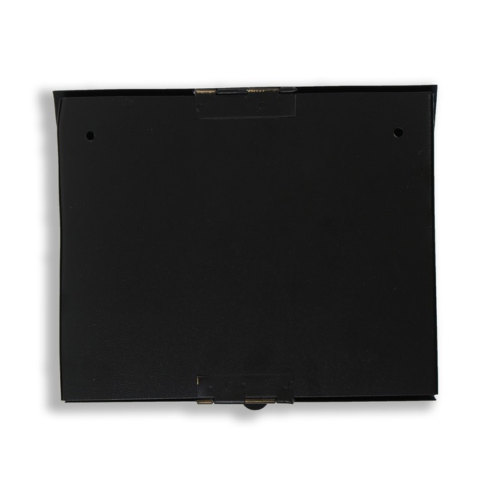 Ящик почтовый без замка (с петлёй), горизонтальный «Мини», чёрный Ящик почтовый без замка (с петлёй), горизонтальный «Мини», чёрный