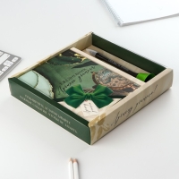 Подарочный набор &laquo;Лучшему учителю&raquo;: ежедневник и ручка-колокольчик (шариковая, синяя паста, 1 мм)