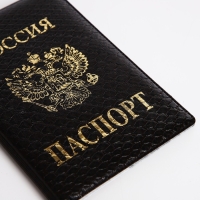 Обложка для паспорта, цвет коричневый Обложка для паспорта, цвет коричневый