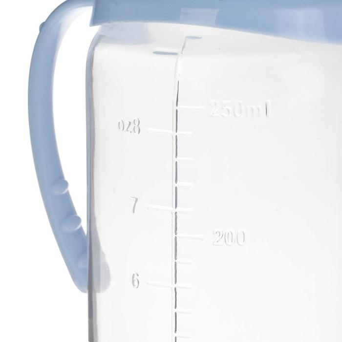 Бутылочка для кормления, классическое горло, с ручками, 250 мл., от 3 мес., цвет голубой МИКС Бутылочка для кормления, классическое горло, с ручками, 250 мл., от 3 мес., цвет голубой МИКС