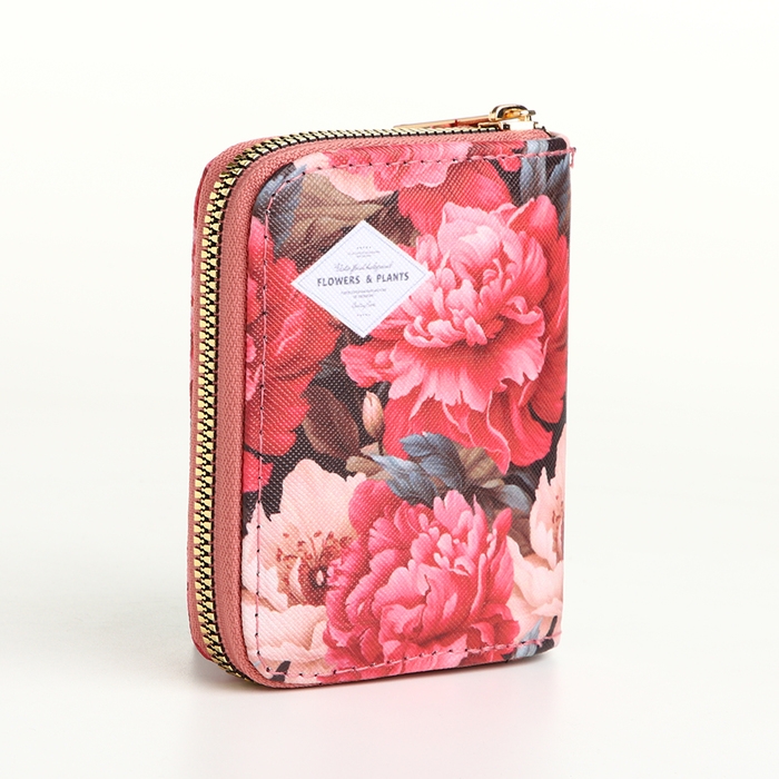 Кошелёк на молнии, цвет розовый Кошелёк на молнии, цвет розовый