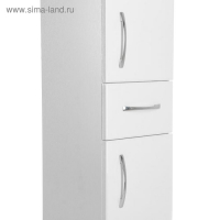 Пенал для ванной комнаты 24 с ящиком правый, 194 см х 24 см х 26,6 см