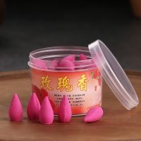 Благовония конусные "Аромат розы", пуля, 40 капсул, стелющийся дым Благовония конусные "Аромат розы", пуля, 40 капсул, стелющийся дым