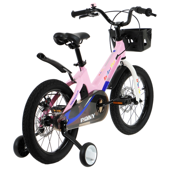 Велосипед 16 Велосипед 16" BIBITU PONY, цвет розовый