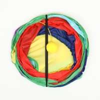 Туннель для кошек шуршащий "Рогатка", 85 х 25 см, разноцветный Туннель для кошек шуршащий "Рогатка", 85 х 25 см, разноцветный