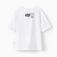 Футболка детская MINAKU, цвет белый, рост 146 см Футболка детская MINAKU, цвет белый, рост 146 см