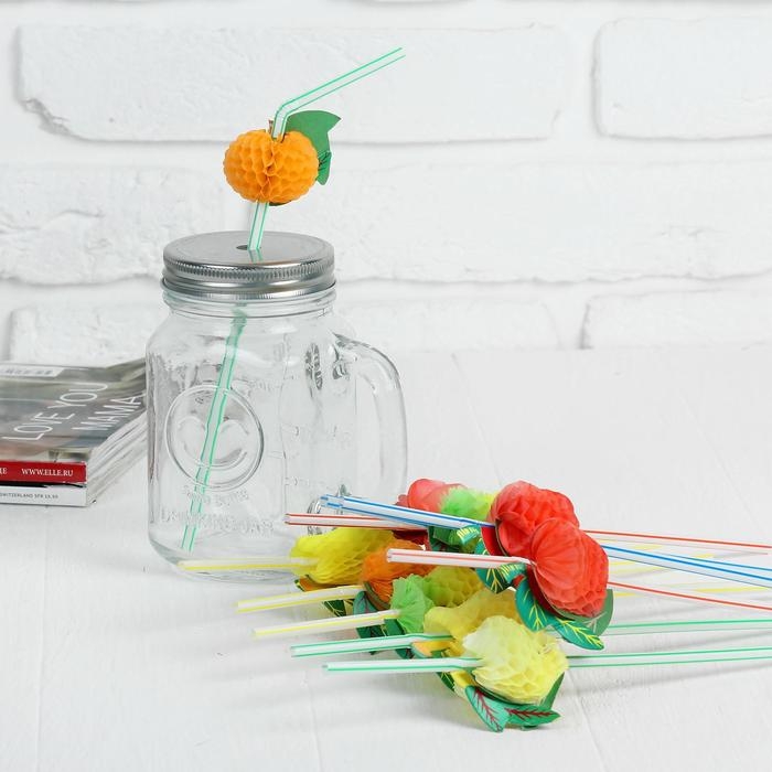 Трубочка для коктейля «Фрукты», набор 12 шт. Трубочка для коктейля «Фрукты», набор 12 шт.