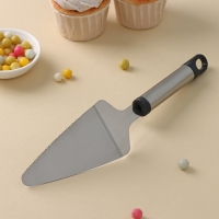 Лопатка кулинарная Доляна «Помощник», 26 см, цвет серебристый Лопатка кулинарная Доляна «Помощник», 26 см, цвет серебристый