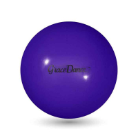Мяч для художественной гимнастики Grace Dance, d=16,5 см, цвет фиолетовый Мяч для художественной гимнастики Grace Dance, d=16,5 см, цвет фиолетовый
