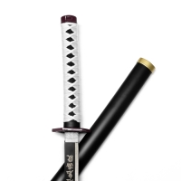 Сувенирное оружие "Катана Гиу" 75 см, клинок 48 см, чёрная, на подставке Сувенирное оружие "Катана Гиу" 75 см, клинок 48 см, чёрная, на подставке