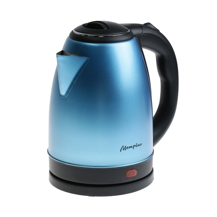 Чайник электрический Чайник электрический "Матрёна" MA-002, металл, 1.8 л, 1500 Вт, голубой