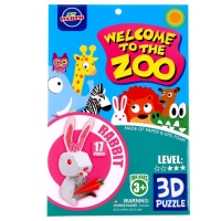 Набор для творчества создние 3D фигурки &laquo;Кролик&raquo;