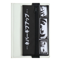 Пенал мягкий, 1 отделение, 95 х 200 мм, плоский, ПМ-шр28 Аниме, с резинкой для блокнота, Пенал мягкий, 1 отделение, 95 х 200 мм, плоский, ПМ-шр28 Аниме, с резинкой для блокнота,