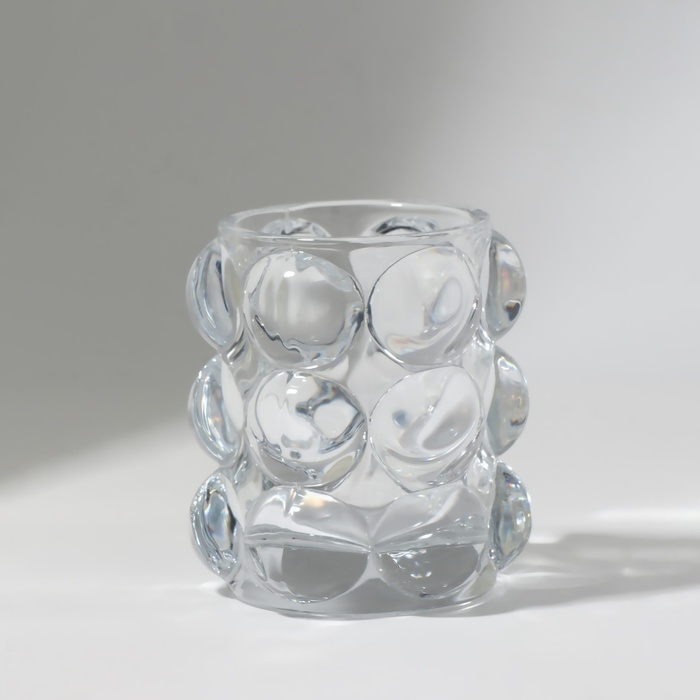 Подставка для хранения косметических принадлежностей &laquo;Bubble&raquo;, 10 &times; 8 см, цвет прозрачный