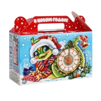 Новый год. Подарочный набор конфет "Время", с игрой и анимацией, 400 г Новый год. Подарочный набор конфет "Время", с игрой и анимацией, 400 г