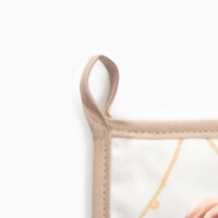 Новый год. Прихватка Этель "Уютных вечеров" саржа, 19х19см,100% хл,ватин 250г/м2