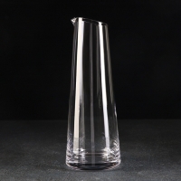 Набор для напитков из стекла Magistro &laquo;Гармония&raquo;, 6 предметов: кувшин 1,1 л, 4 бокала 260 мл, поднос