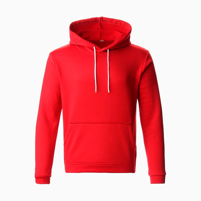 Толстовка мужская НАЧЁС, цвет красный, размер 56