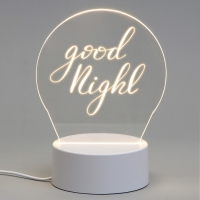 Светильник &laquo;Пара&laquo; с маркером , 18 х 13,5 см, модель GMN-0003.