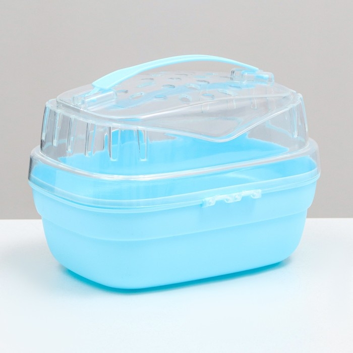 Переноска для грызунов Переноска для грызунов "Пижон", 23 х 16 х 15 см, синяя