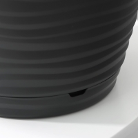 Горшок для цветов с поддоном Saffron, 2,6 л, d=17,6 см, h=16,2 см, пластиковый, цвет чёрный Горшок для цветов с поддоном Saffron, 2,6 л, d=17,6 см, h=16,2 см, пластиковый, цвет чёрный