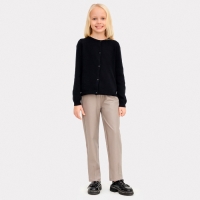 Кардиган для девочки школьный, цвет чёрный, рост 152 см