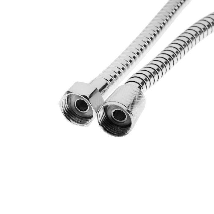 Душевой шланг ZEIN Z17PS, 150 см, гайки металл 1/2 Душевой шланг ZEIN Z17PS, 150 см, гайки металл 1/2", запрессовочная втулка латунь, хром