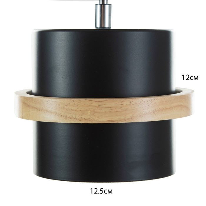 Спот Спот "Асвер" Е27 40Вт черный 16х16х18 см