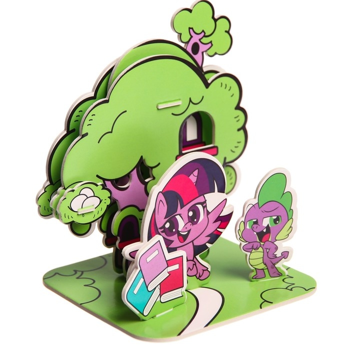 3D конструктор из пенокартона «Домик Искорки», 2 листа, My Little Pony 3D конструктор из пенокартона «Домик Искорки», 2 листа, My Little Pony