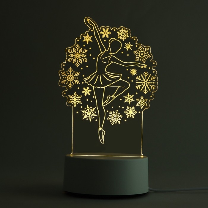 Светильник новогодний из акрила «Новый год: Верь в мечту», 11,7 х 22 см, модель GBV-0122 Светильник новогодний из акрила «Новый год: Верь в мечту», 11,7 х 22 см, модель GBV-0122