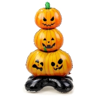 Шар фольгированный 43" «Пирамидка из тыквы», на подставке, под воздух Шар фольгированный 43" «Пирамидка из тыквы», на подставке, под воздух