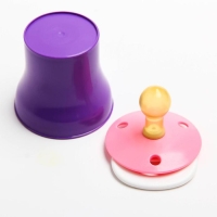 Соска - пустышка латексная классическая &laquo;Ягодка&raquo;, от 0 мес., с колпачком, цвет МИКС