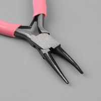 Круглогубцы для рукоделия, 12,5 × 6,5 см, цвет розовый Круглогубцы для рукоделия, 12,5 × 6,5 см, цвет розовый