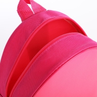 Рюкзак детский для девочки, 23х20,5 см, отдел на молнии,цвет розовый Рюкзак детский для девочки, 23х20,5 см, отдел на молнии,цвет розовый