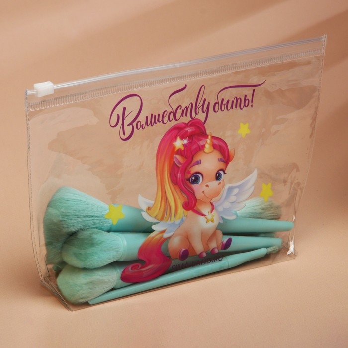 Косметичка из прозрачного PVC 21 х2 х14 см &laquo;Волшебству быть!&raquo;