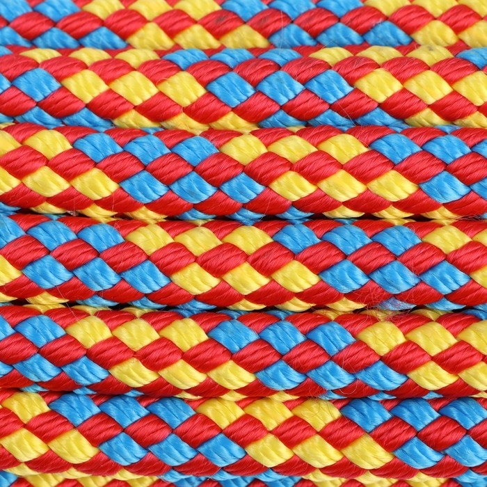 Шнур капрон.24-х прядный 12,0 мм цветной 10 м Шнур капрон.24-х прядный 12,0 мм цветной 10 м