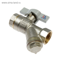 Кран шаровой "СТМ" СТАНДАРТ, 1/2", с фильтром, бабочка Кран шаровой "СТМ" СТАНДАРТ, 1/2", с фильтром, бабочка