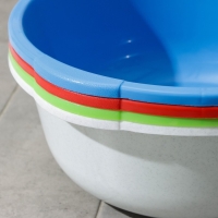 Таз пластиковый круглый, 10 л, цвет микс Таз пластиковый круглый, 10 л, цвет микс