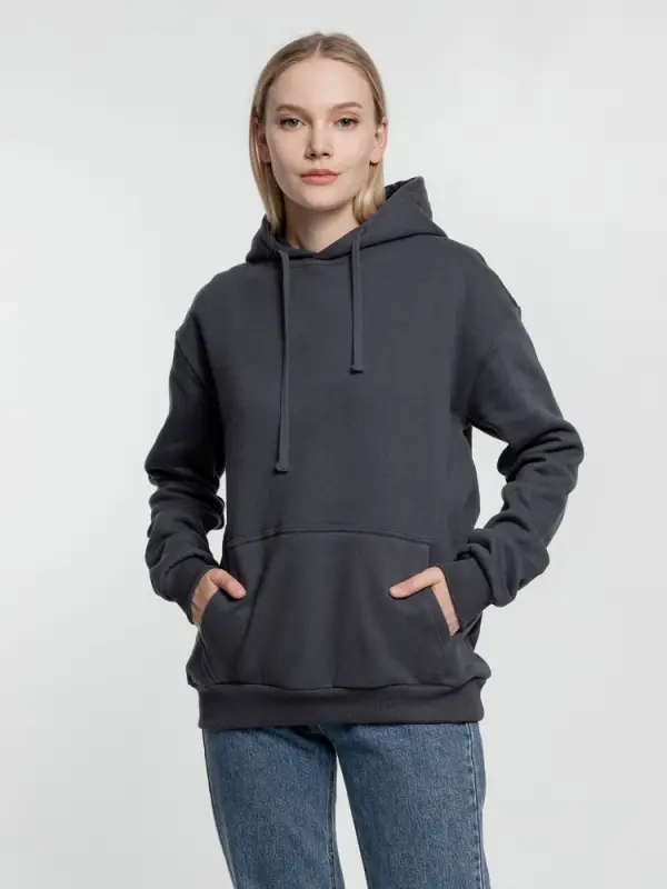 Худи Kirenga Heavy 2.0, темно-серое (графит), размер XL