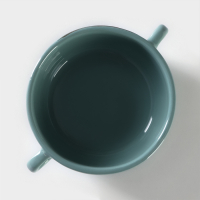 Бульонница фарфоровая Tramontano, 300 мл, 11,5×5,5 см, цвет зелёный Бульонница фарфоровая Tramontano, 300 мл, 11,5×5,5 см, цвет зелёный