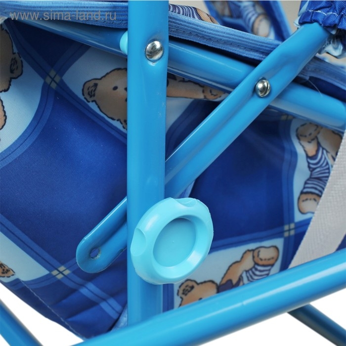 Качели детские напольные &laquo;Ветерок-Люкс&raquo;, синий рисунок МИКС