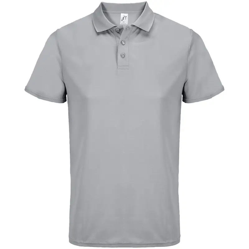 Рубашка поло унисекс Pitcher, серая, размер XS