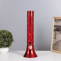 Лава-лампа "Цилиндр" 1х30Вт Е14-R39 (блестки) красный 12х12х37см Лава-лампа "Цилиндр" 1х30Вт Е14-R39 (блестки) красный 12х12х37см