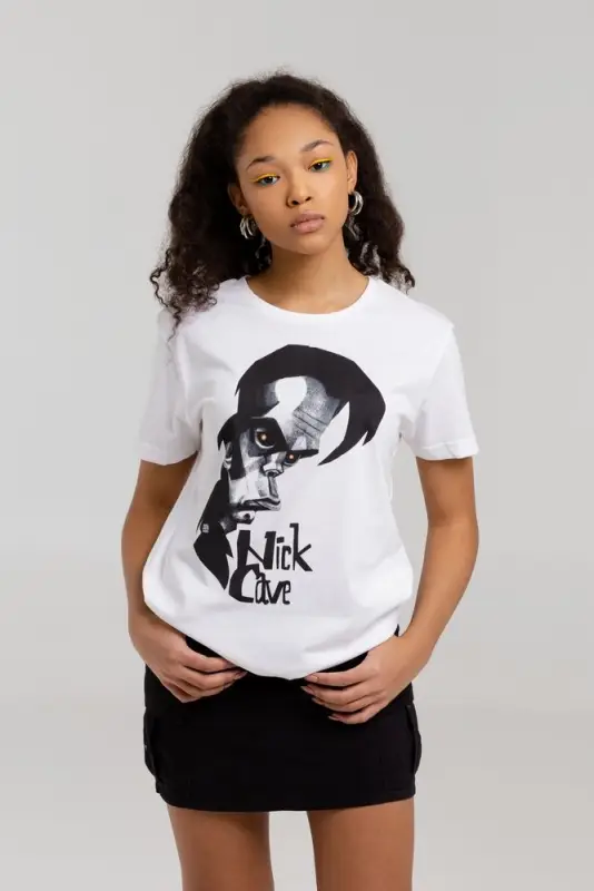 Футболка &laquo;Меламед. Nick Cave&raquo;, белая, размер M