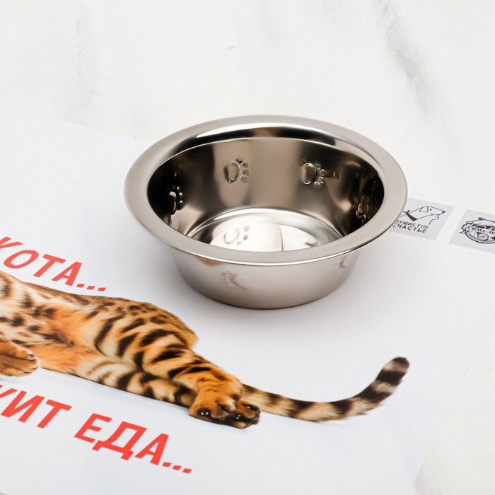 Коврик под миску &laquo;Не проста жизнь кота&raquo;, 43х28 см