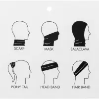 Многофункциональная бандана Bolt, красная Многофункциональная бандана Bolt, красная