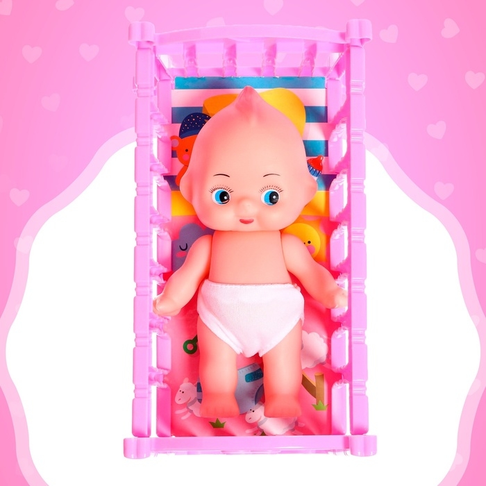 Пупс &laquo;Мой малыш&raquo; с кроваткой, с аксессуарами